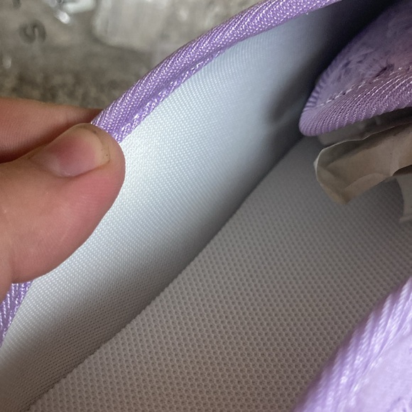 Studio 1886 Canvas Sneakers Lavender + Flower Design Slip Ons BRAND NEW size 8 - Picture 6 of 16